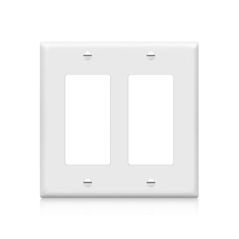 1pc Wall Panel Light Switch Cover, Various Styles, Pure White, Wall Panel Light Switch Socket Cover,Sturdy and Durable