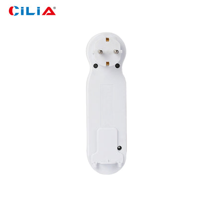 CILIA Eu power outlet with ON/OFF switch, shock-proof, European standard adapter extension outlet Power extension plug converter