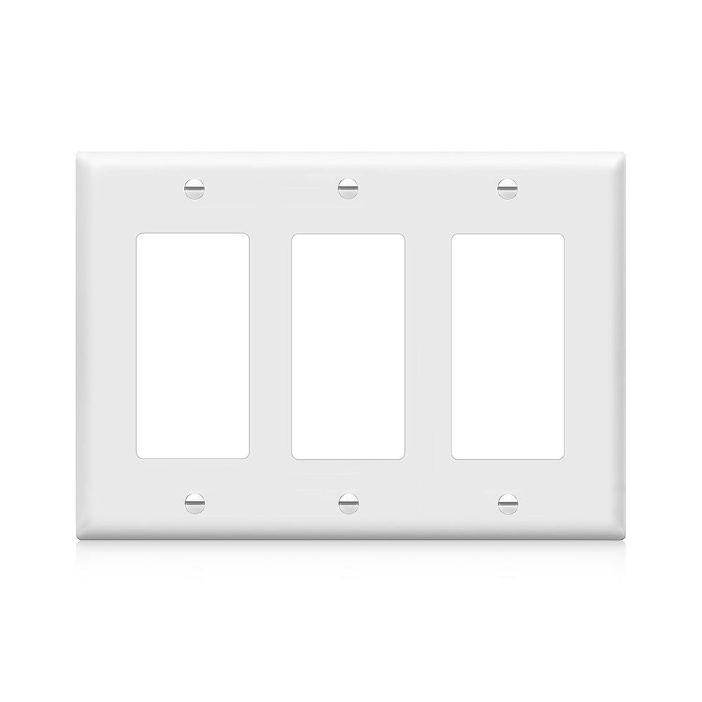 1pc Wall Panel Light Switch Cover, Various Styles, Pure White, Wall Panel Light Switch Socket Cover,Sturdy and Durable