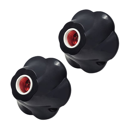 E26/E27 Rose-Shaped Pendant Lamp Holders - Minimalist 110/220V White Fixed Base Socket